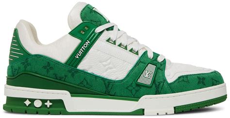 louis vuitton trainers groen